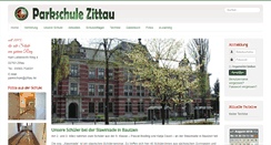 Desktop Screenshot of parkschule-zittau.de